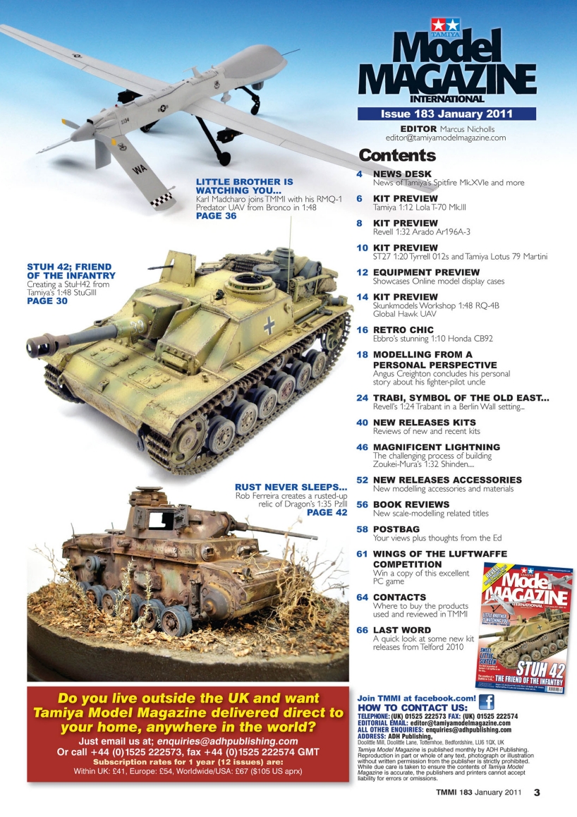 Tamiya Model Magazine 183 (2011.01)